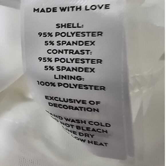 LULU'S M Perfectly Sultry White Sheer Mesh Bustier Wide-Leg Jumpsuit NWT B84 - Picture 11 of 14